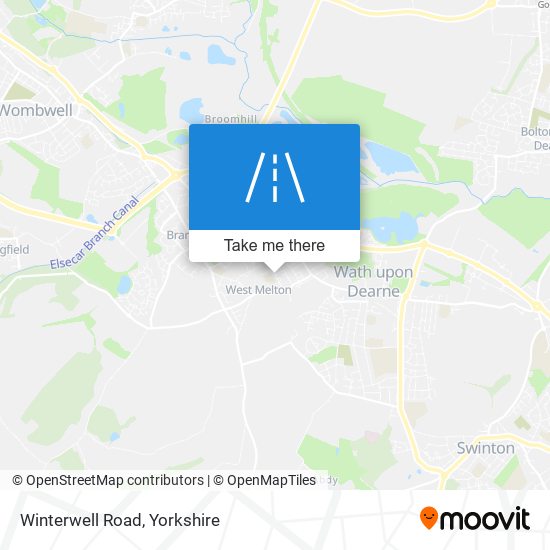 Winterwell Road map