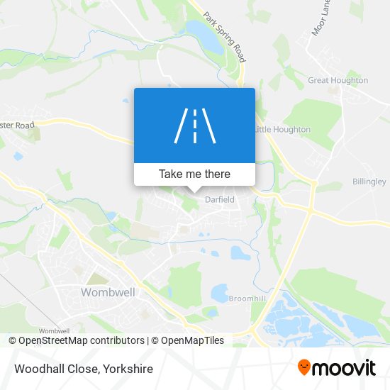 Woodhall Close map