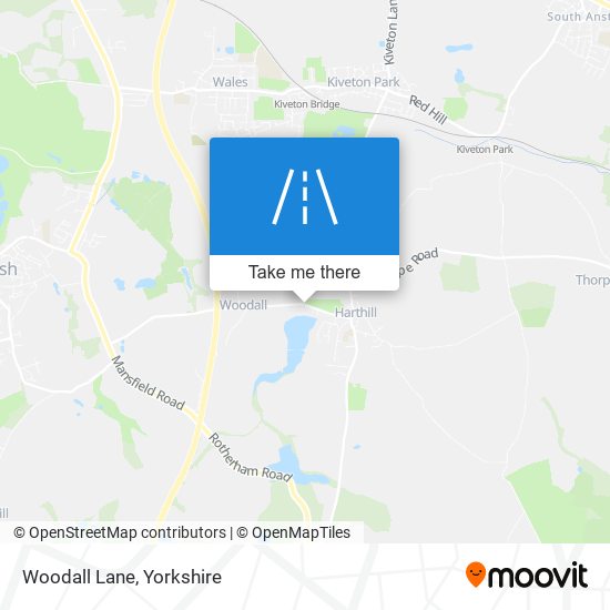 Woodall Lane map