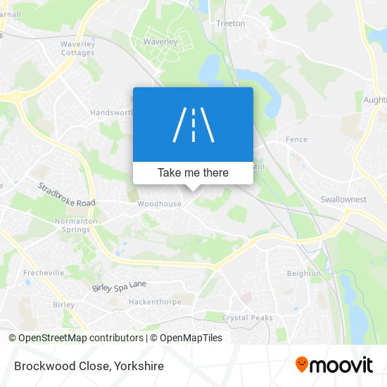 Brockwood Close map