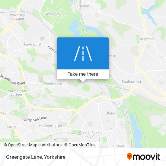 Greengate Lane map