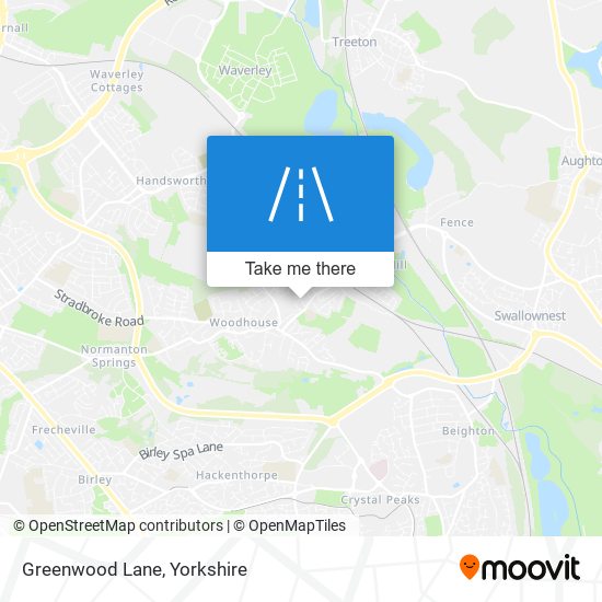 Greenwood Lane map