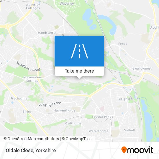 Oldale Close map
