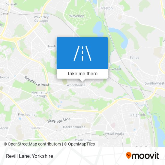 Revill Lane map