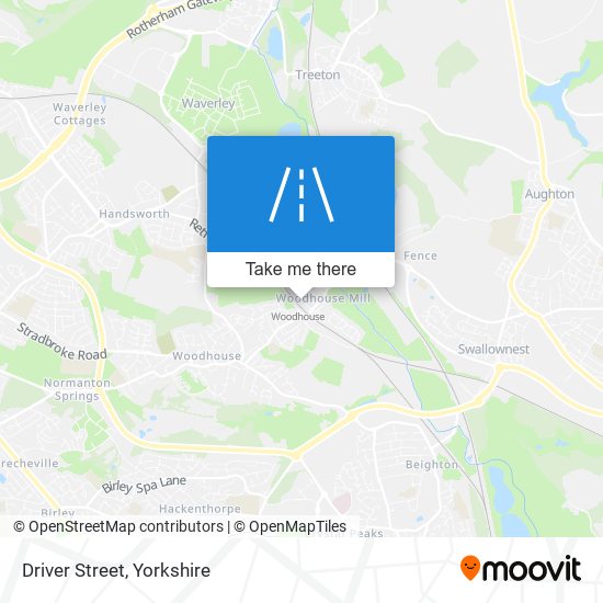 Driver Street map