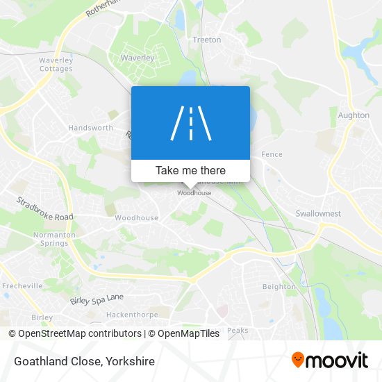 Goathland Close map