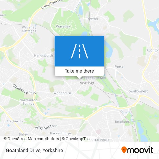 Goathland Drive map