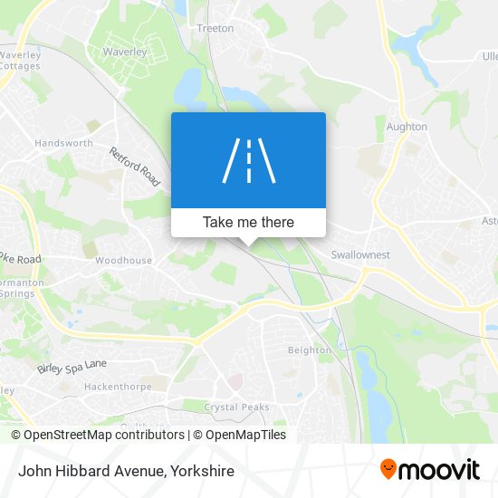 John Hibbard Avenue map