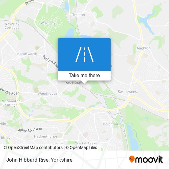 John Hibbard Rise map