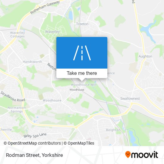 Rodman Street map