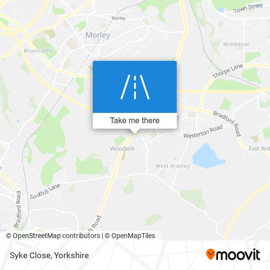 Syke Close map