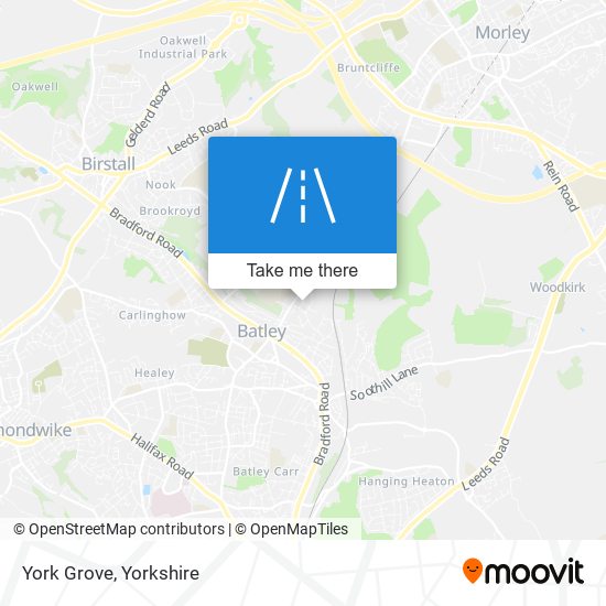 York Grove map