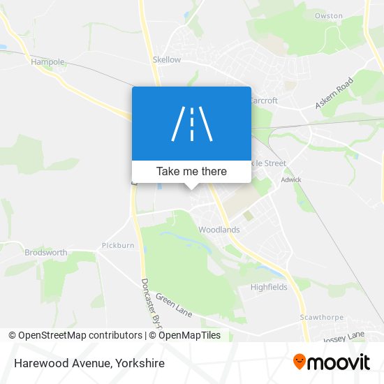 Harewood Avenue map