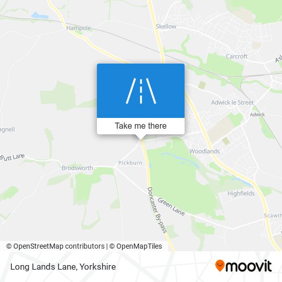 Long Lands Lane map
