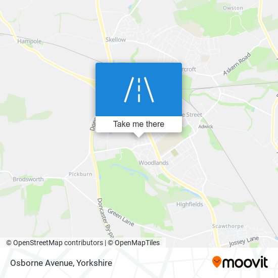 Osborne Avenue map