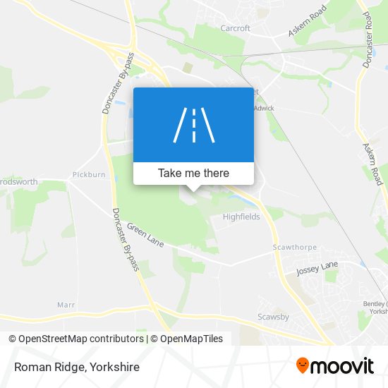 Roman Ridge map