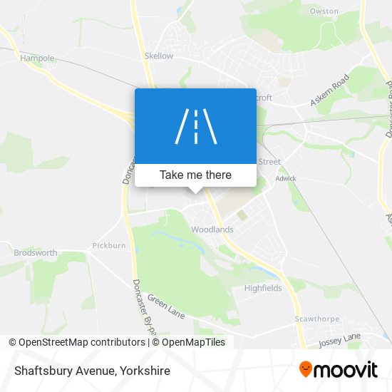 Shaftsbury Avenue map