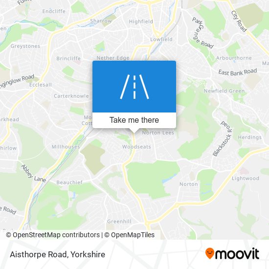 Aisthorpe Road map