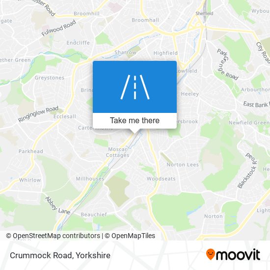 Crummock Road map