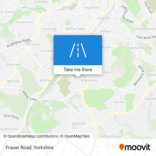 Fraser Road map