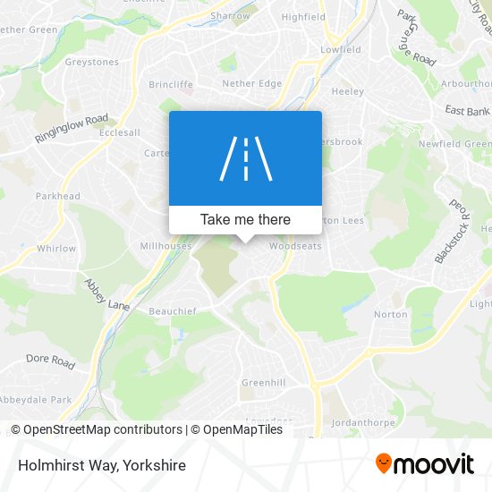 Holmhirst Way map