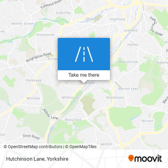 Hutchinson Lane map