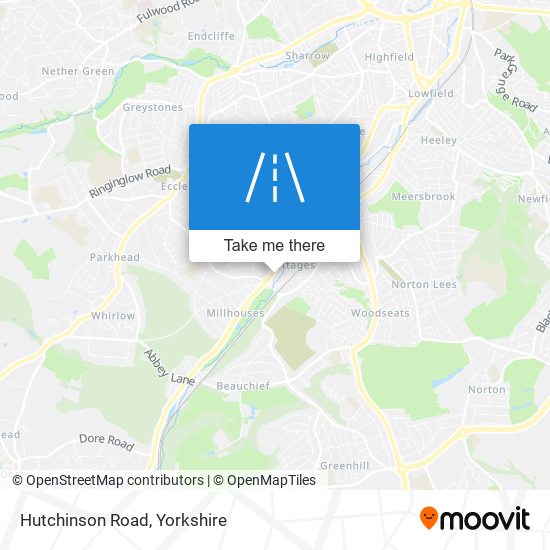 Hutchinson Road map
