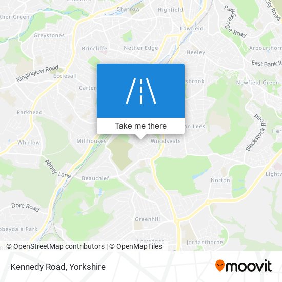Kennedy Road map