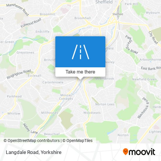Langdale Road map