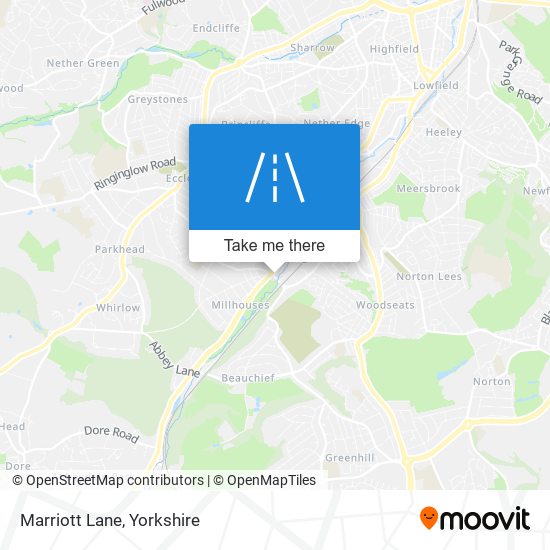Marriott Lane map