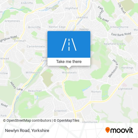 Newlyn Road map
