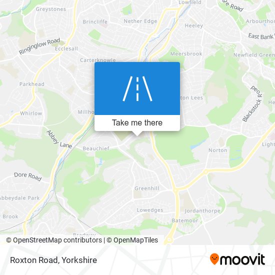 Roxton Road map