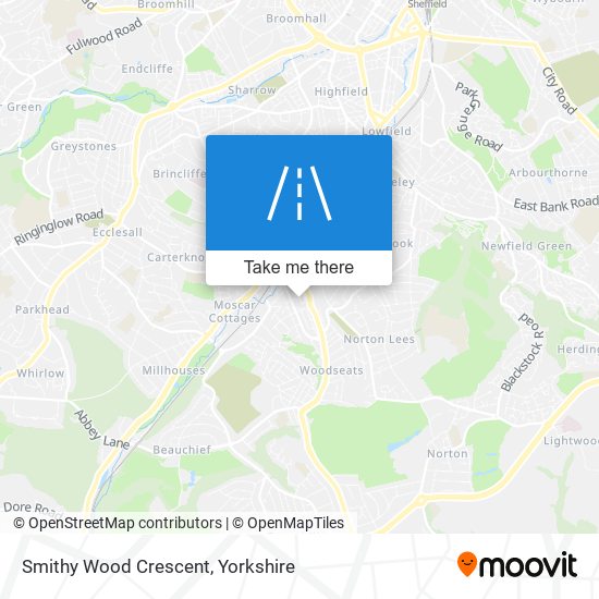 Smithy Wood Crescent map