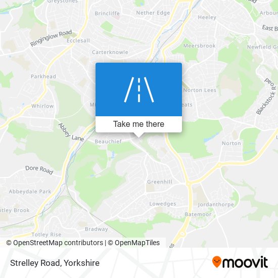 Strelley Road map