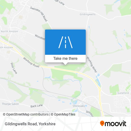Gildingwells Road map