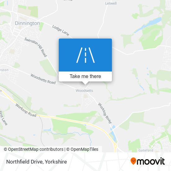 Northfield Drive map
