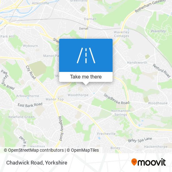 Chadwick Road map