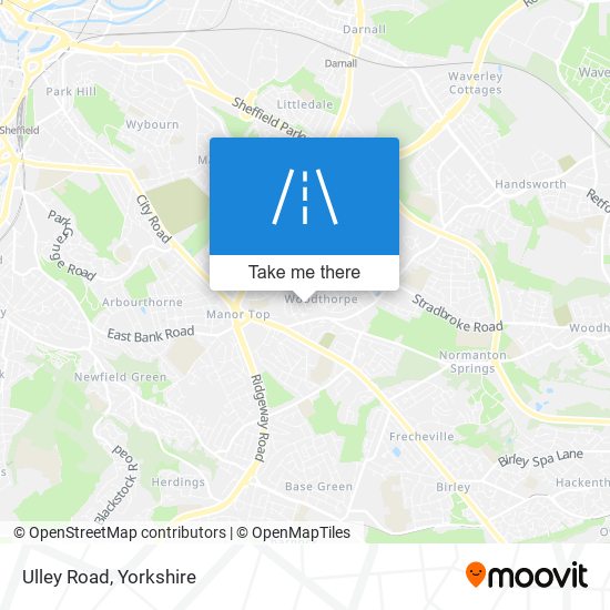 Ulley Road map