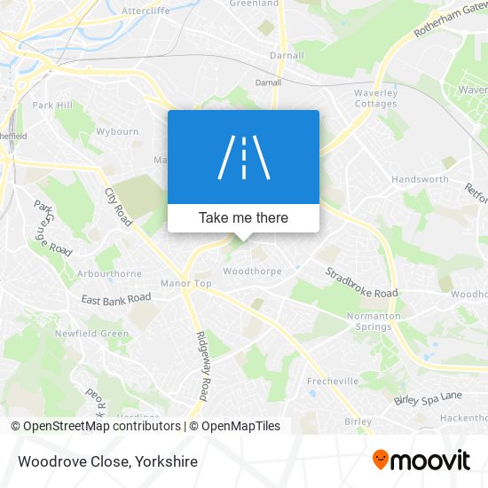 Woodrove Close map