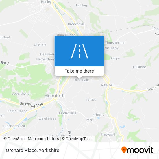 Orchard Place map