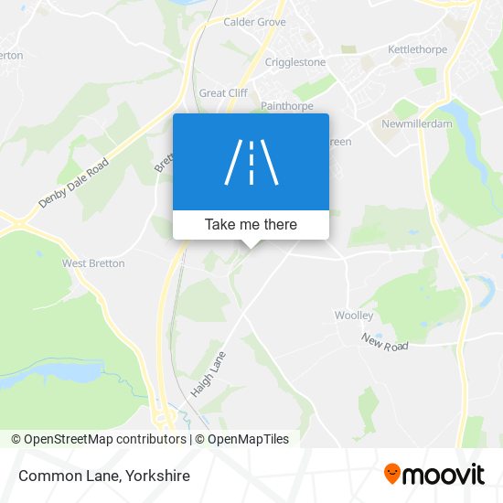 Common Lane map