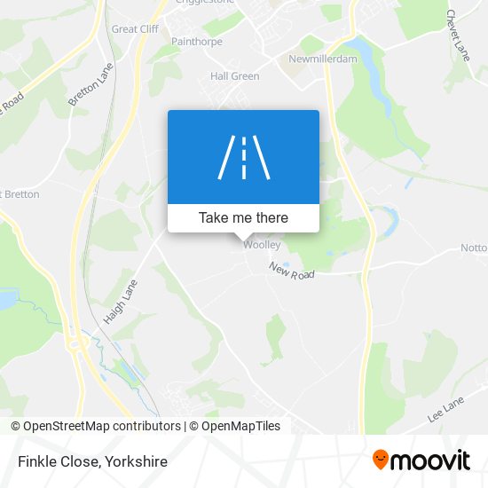 Finkle Close map