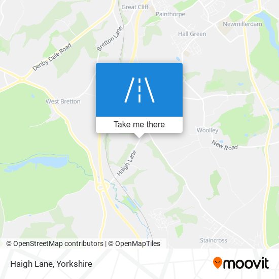 Haigh Lane map