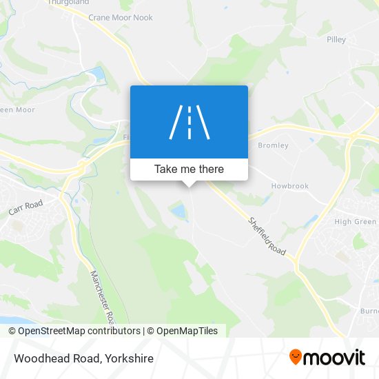 Woodhead Road map