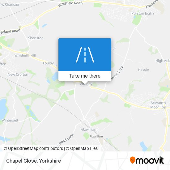 Chapel Close map
