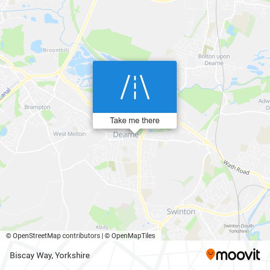 Biscay Way map