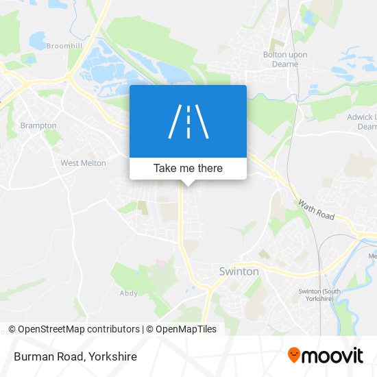 Burman Road map