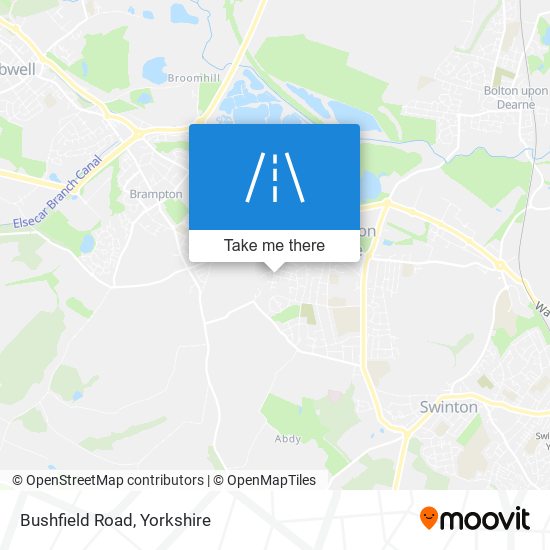 Bushfield Road map