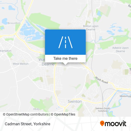 Cadman Street map