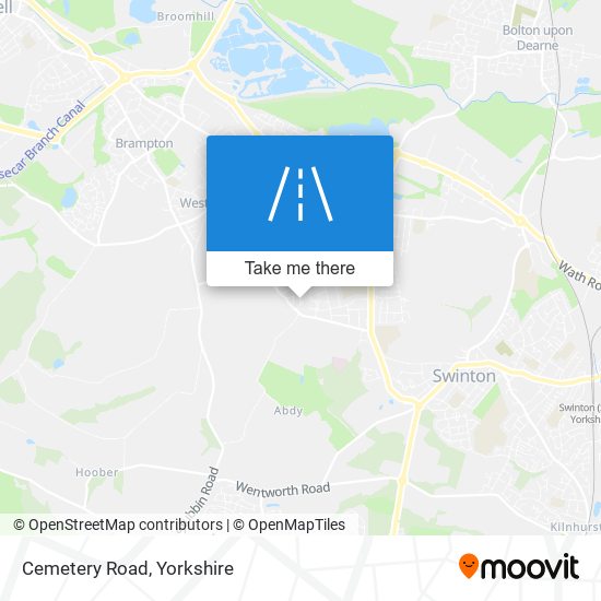 Cemetery Road map